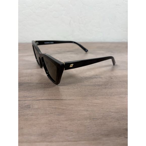 Le Specs Velodrome 2352215 Black‎ Women\'s Sunglasses- EUC main image 4